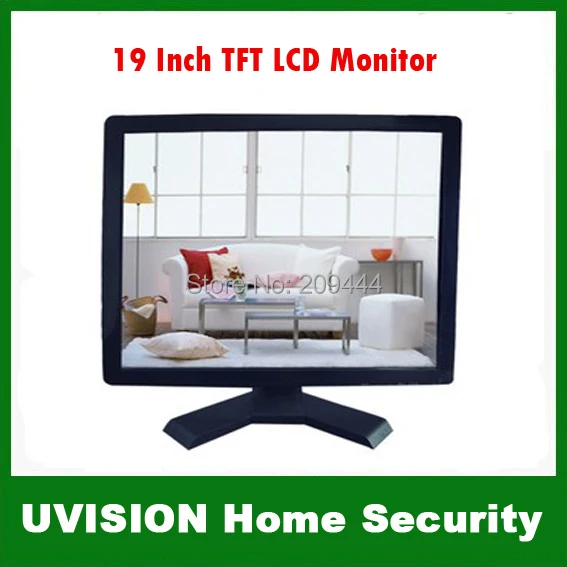 

CCTV Surveillance 19Inch TFT LCD Plastic Casing Monitor HDMI/VGA/BNC/AV Port for Camera free shipping