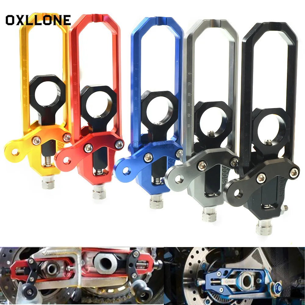 

For BMW HP4 2012 2013 2014 Motorcycle Accessories Left & Right Chain Adjusters with Spool Tensioners Catena 5 Colors