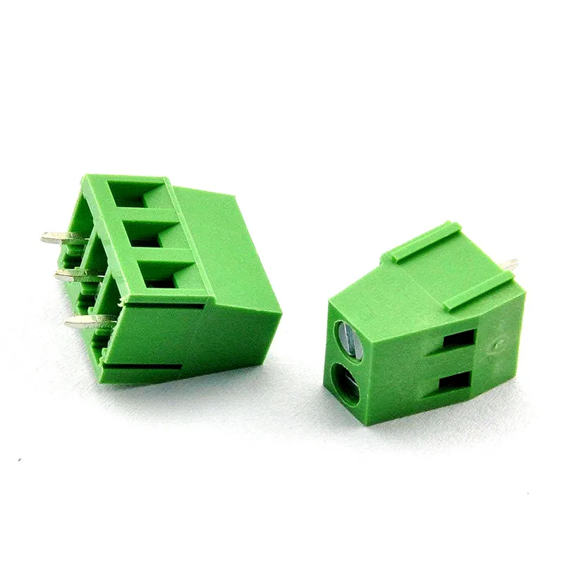 

20 pcs 2 Pin Screw green PCB Terminal Block Connector 2.54mm 3.5mm 3.81mm 5.00mm 5.08mm 7.5mm 7.62mm Pitch KF128-2P