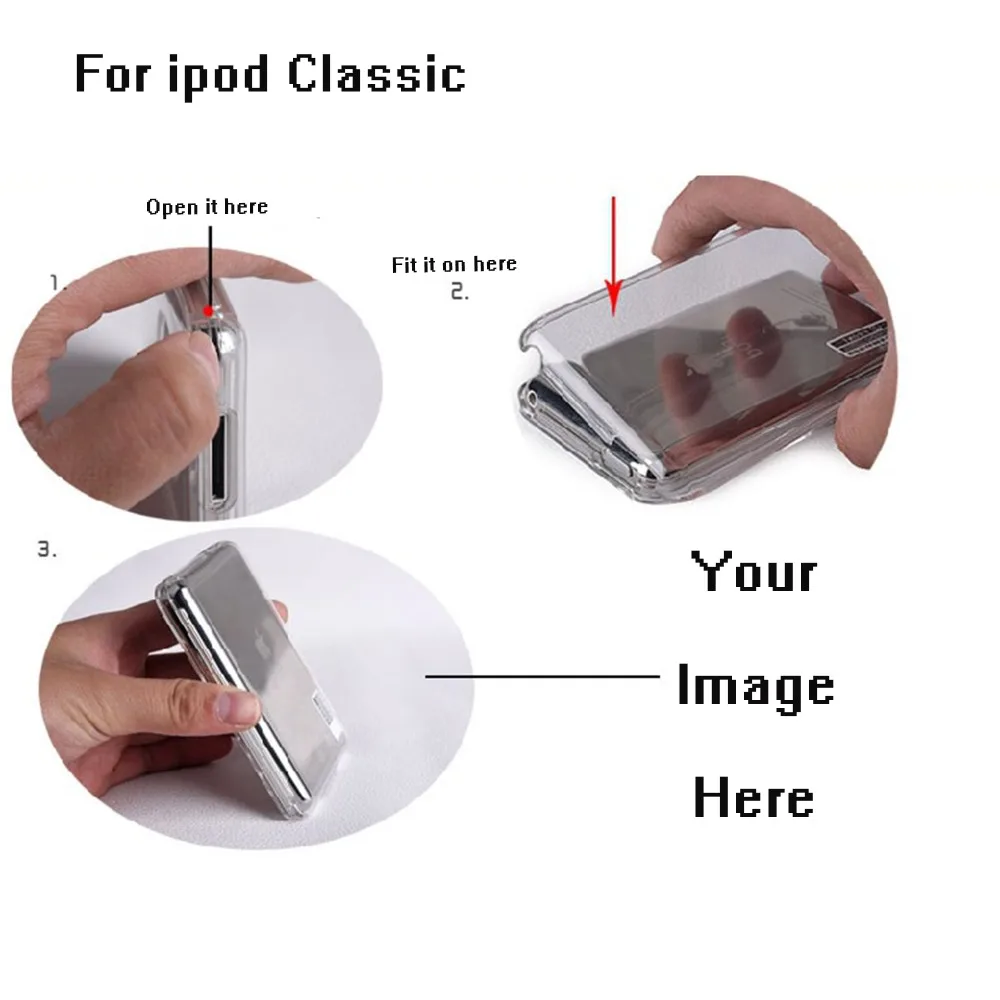Для ipod classic nano 4 5 6 7 8 чехол на заказ 3d mp4 персонализированный mp3 плеер оболочка для