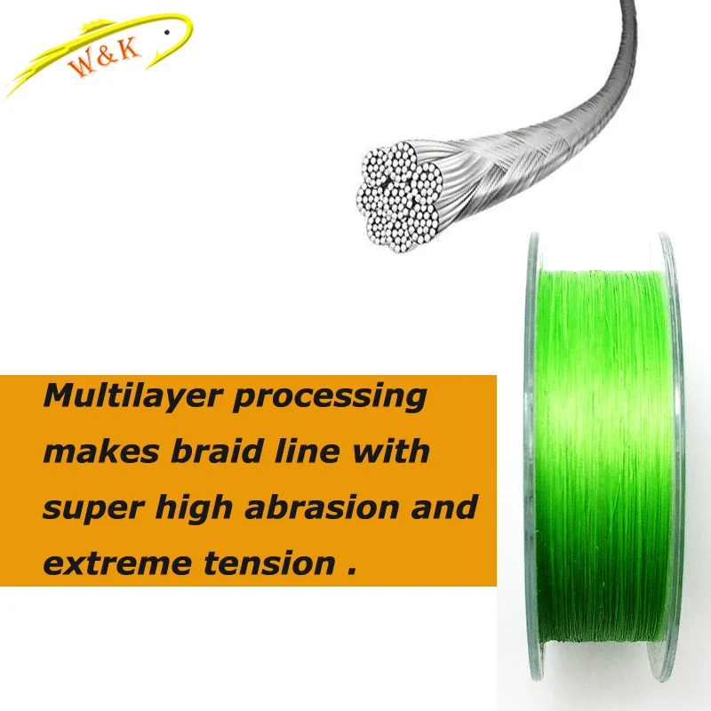 X8 Braided PE Lines at 150m Fishing Line Double Color Super Powered Braided Line 3