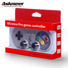 ASKMEER Switch PRO Game Joystick Controller Wireless Bluetooth Gamepad for Nintend Switch Console/PC/Android 3-in-1