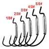 Fishing Hook Lead Jig Head Barbed Lead Hook 2g/2.5g/3g/5g/6.3g Offset Fish Hooks Fit for Texas Rigs Fishing Tackle ► Photo 2/6