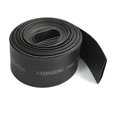 Sourcingmap 20mm Diameter Black Heat Shrinkable Tube Shrink Tubing
