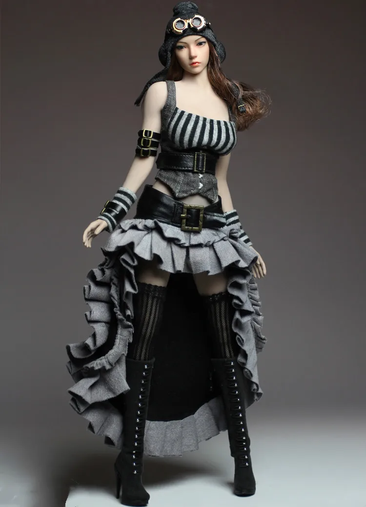 

SUPER DUCK C020 1/6th scale Female Steam Punk Clothes Set for 12inch Action Figure Cosplay Dolls DIY
