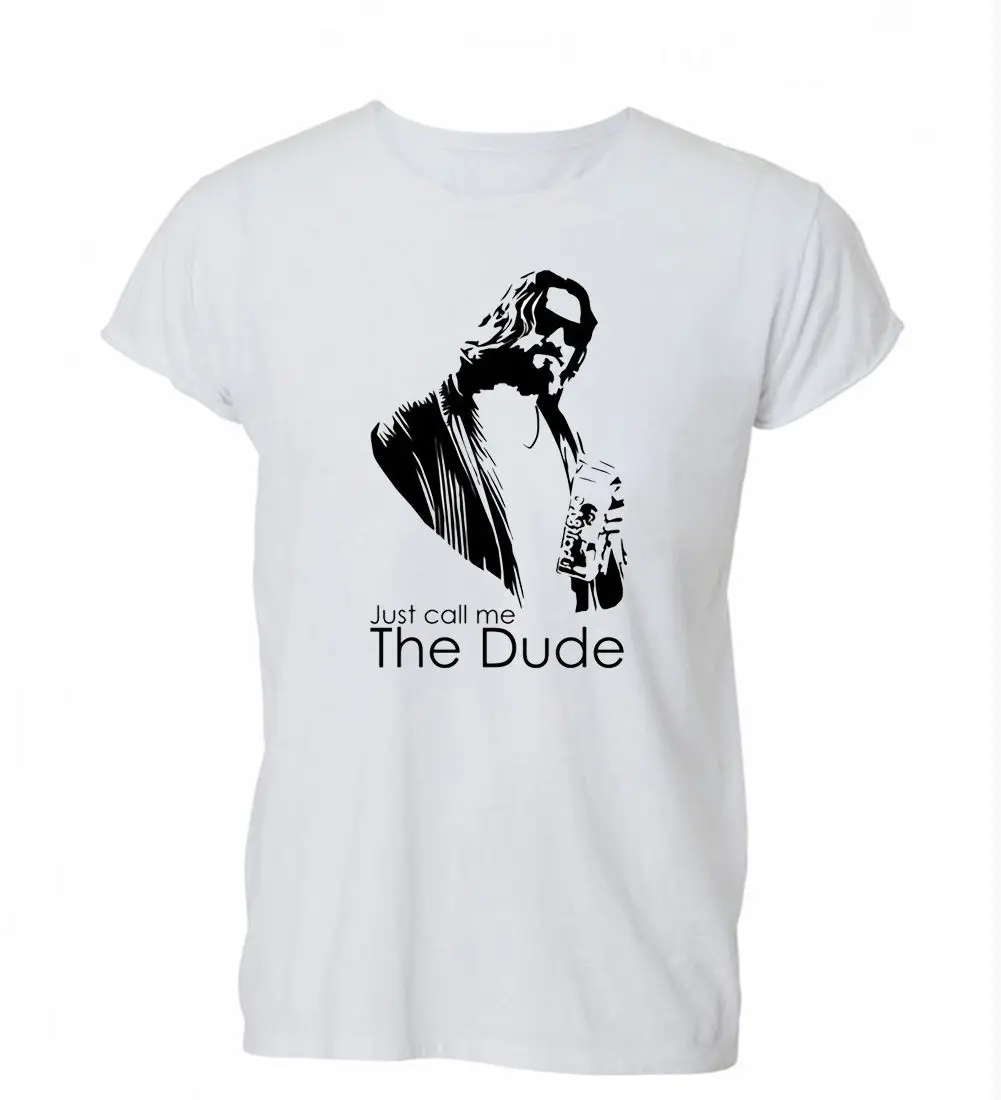 2019 New Hot Sale Men T shirt Just Call Me The Dude Jeff Abides Movie T