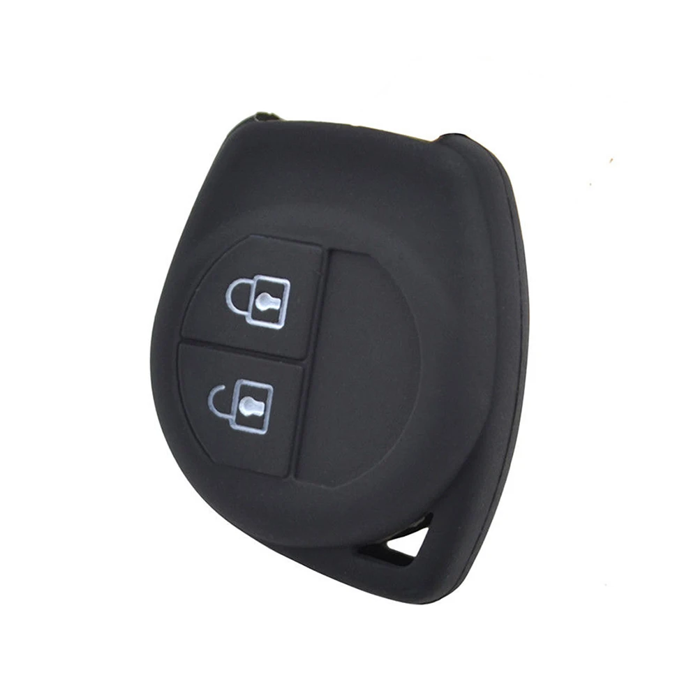 

2 Buttons Silicone Remote Key Cover Case Fits For Suzuki Swift SX4 Liana Grand Vitara Factory Made Key Cover Car Accessories