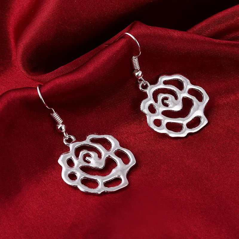 Комплект из колье и серёг в виде Розы|jewelry sets for women|designer jewelry setjewelry |
