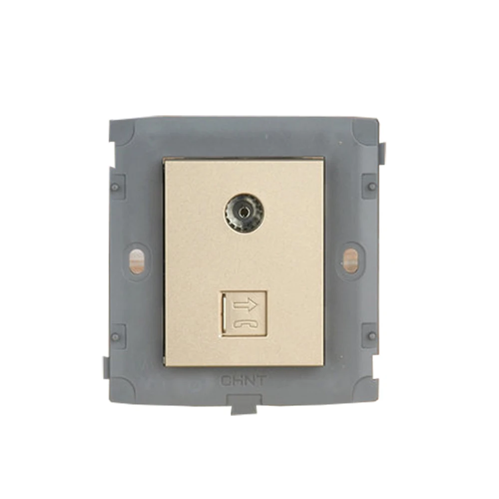 

CHINT Electric TV Phone Module NEW2K Light Champagne Gold