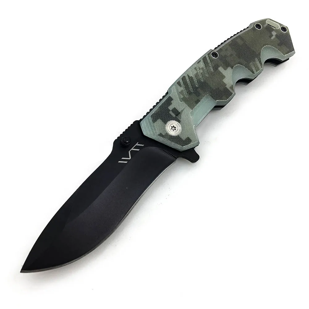 WTT, черный, 217, тактический складной нож, для кемпинга, охоты, выживания, боевой, флиппер, ножи, карманный, EDC, мульти инструменты, G10/алюминиевая ручка
