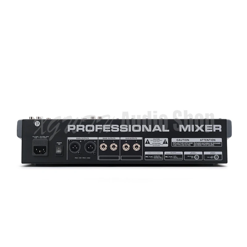 Professional 12 Channel Mixer 16 Digital Reverb