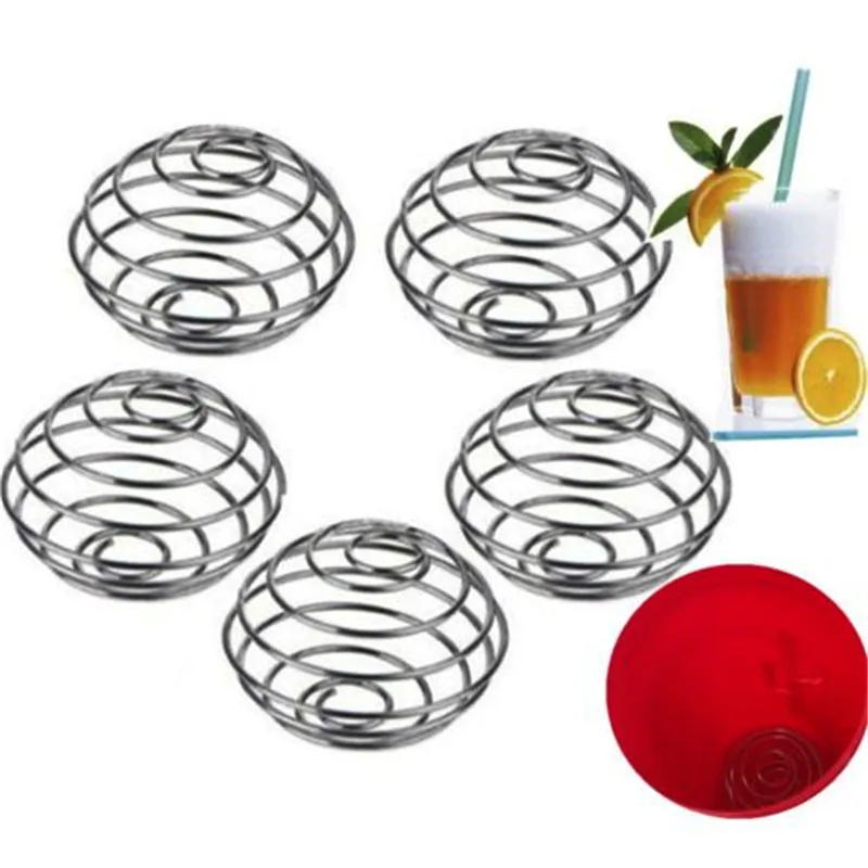 2018 Hot Sale 1 PCS Stainless Steel Juice Shaker Ball Milk Drink Mixer