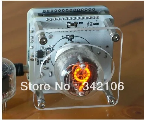 

Free Shipping!!! USB single digit nixie clock QS30-1 word glow tube clock module sensor