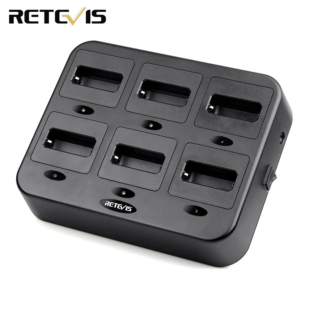 

Retevis RTC22 Six-Way Charger for Retevis RT22 Mini Walkie Talkie Ham Radio Hf Transceiver C9059C