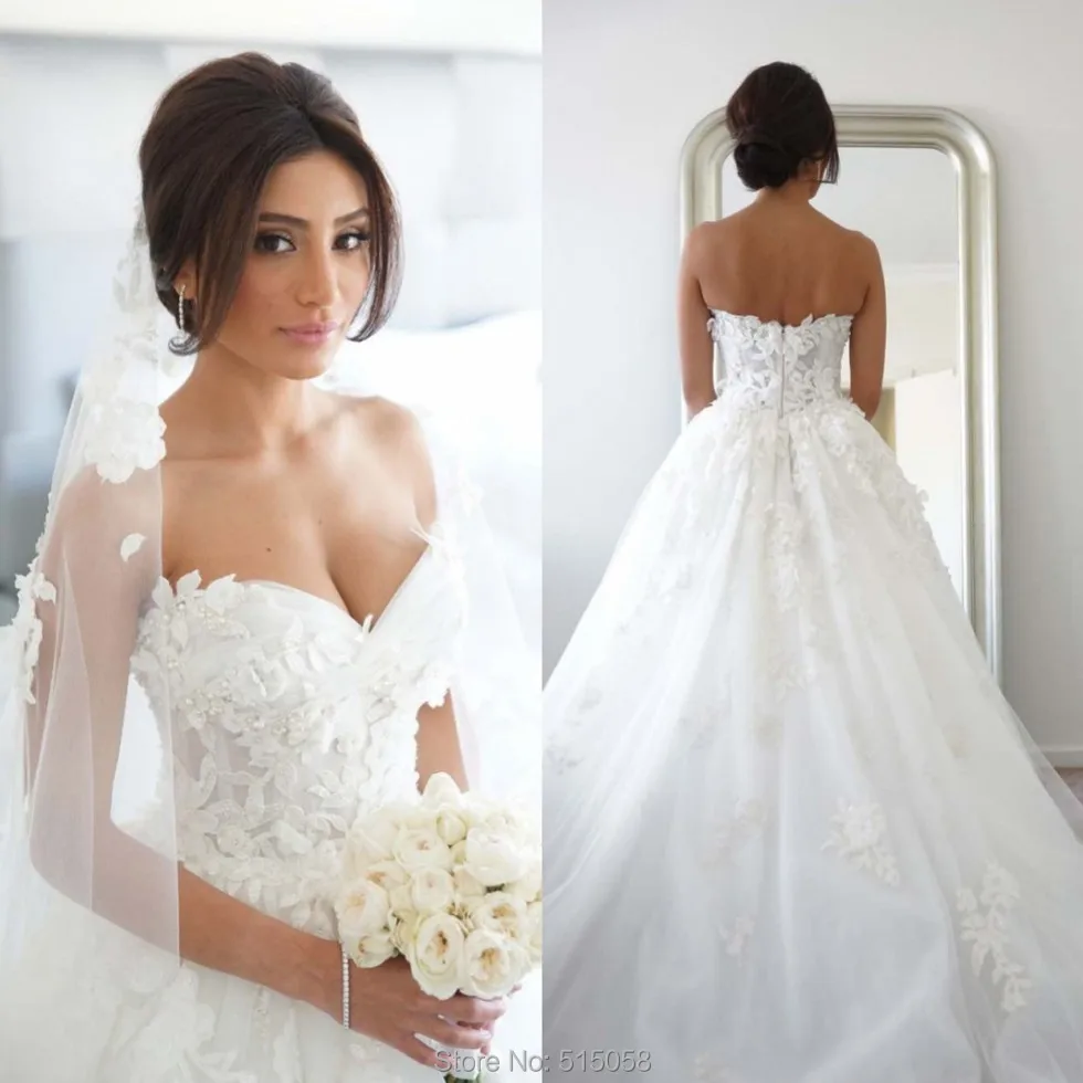 Princess Sweetheart White Dress