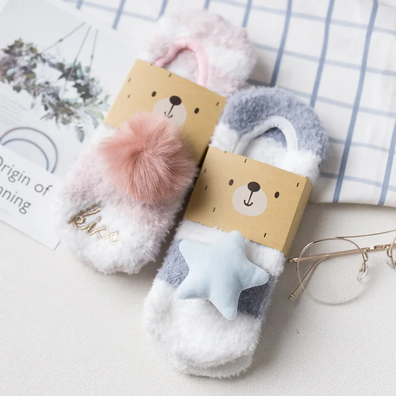 new women socks 2 pairs cartoon floor socks thick warm color cute animal printed novelty fashion winter warm lady socks new women socks 2 pairs cartoon floor socks thick warm color cute animal printed novelty fashion winter warm lady socks