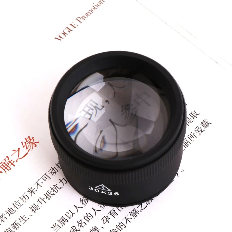 1 шт. 30X портативная оптика Лупа увеличительное стекло объектив для ювелирных монет марки W315
