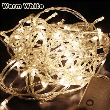 50 M 100 M Kerstverlichting LED String Light Outdoor Waterdichte Vakantie LED Guirlande Voor Xmas Kerst Wedding Party Thuis decoraties