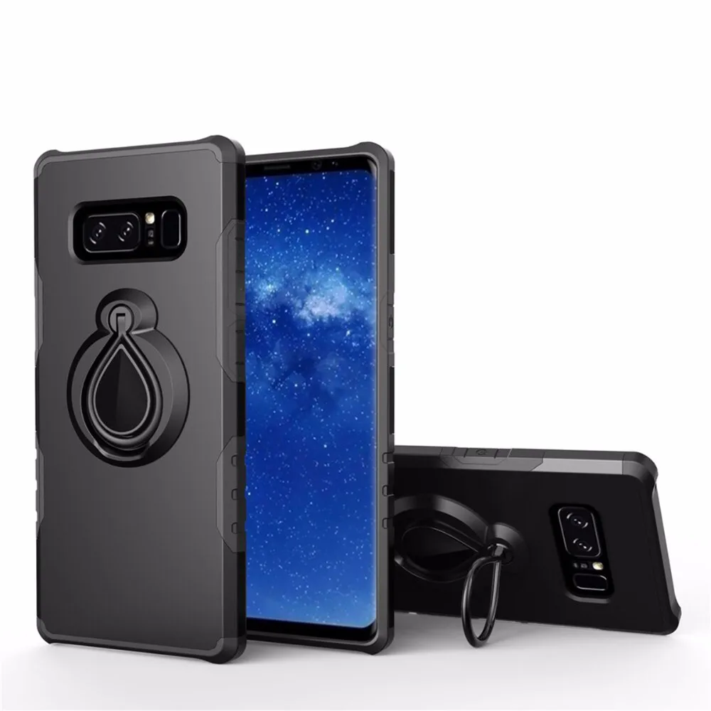 Embedded кольцо Телефонные Чехлы для Samsung Galaxy S8 плюс адсорбции Грязезащищенная