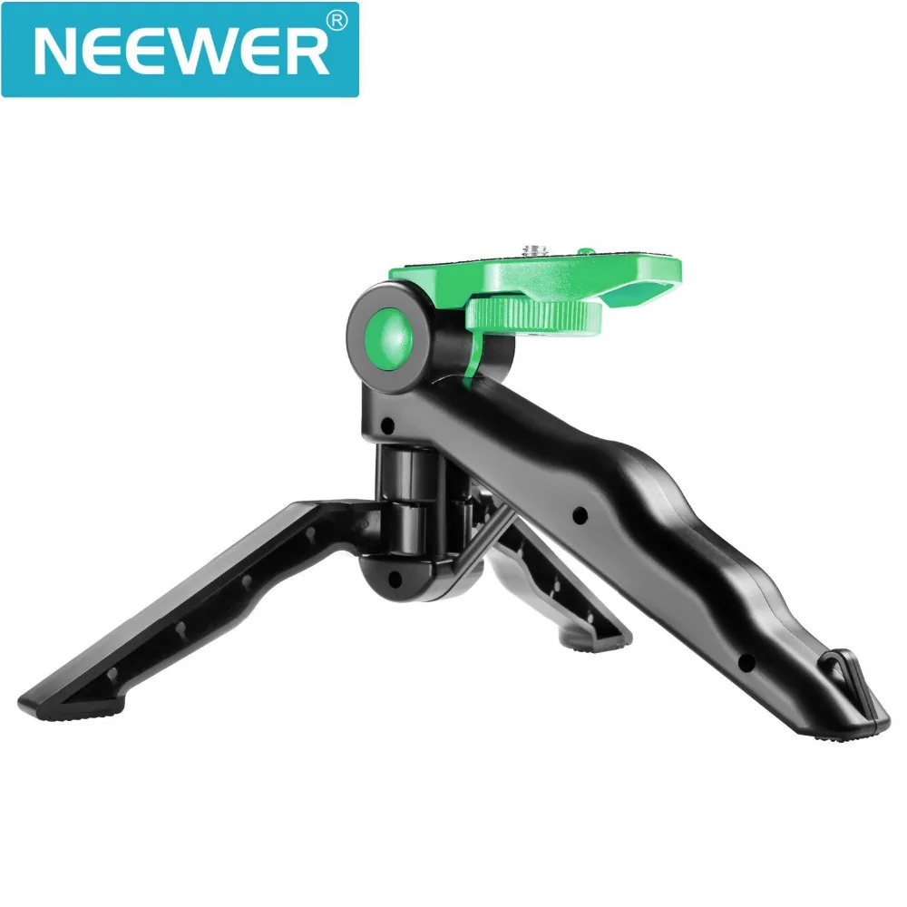 Neewer Mini Tripod Desktop Stand Also as Pistol Hand Grip with 1/4 inch