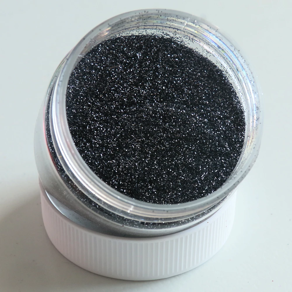 

50g Color 28 Black Glitter Powder Pigment Sequins Powder,Art Decoration for Furniture Art Painting Nail Art Toy Free Shipping