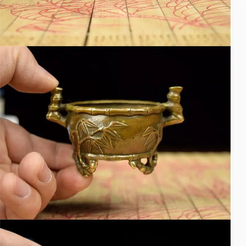 

SHUN brass select Style copper incense burner Small incense burner Factory direct sales
