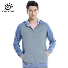 Tectop Открытый Демисезонный Для мужчин с длинными рукавами кофты дышащий спортивный Пальто для будущих мам мужской Бег Пеший Туризм Толстовки Спортивная S-XXL