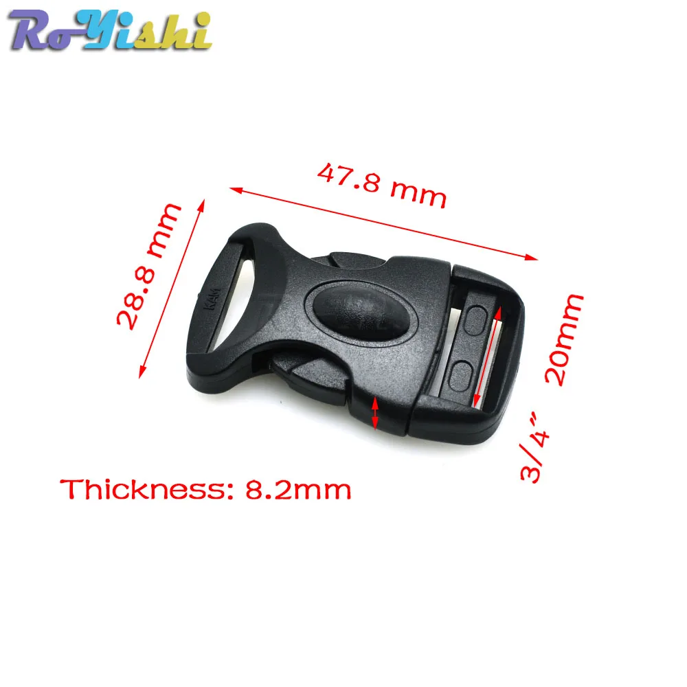 Пластиковая Боковая Пряжка для тактического рюкзак багажный лямки 20 мм 25 мм 32 мм 38 мм 50 мм