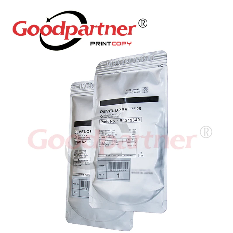 2X B121 9645 B1219640 Тип 28 проявитель для Ricoh 1015 2015 2016 2018 2020 3025 3030 MP 1600 2000 2352 2500 2550 2851 3010