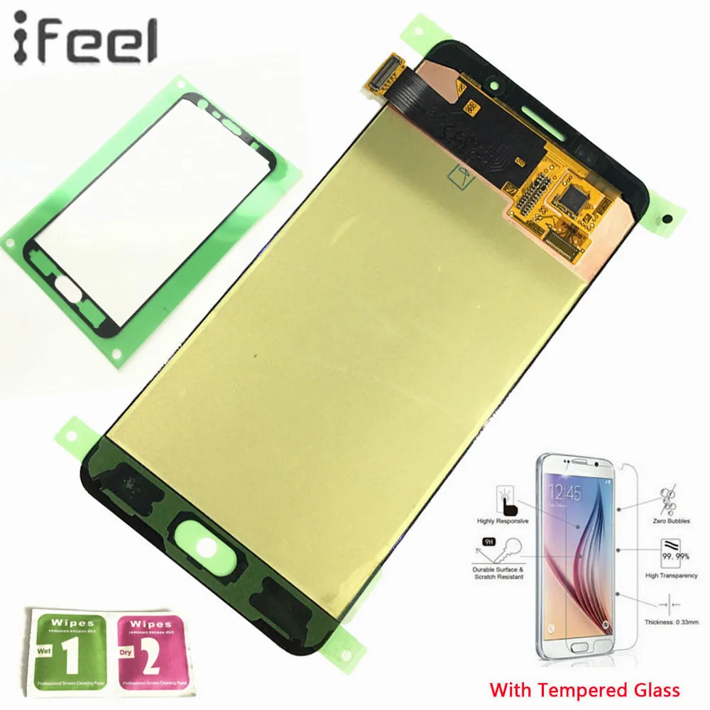 

IFEEL Super AMOLED LCD Display Touch Screen Digitizer Assembly For Samsung Galaxy A5 A510 2016 A510F A510M With Free Shipping
