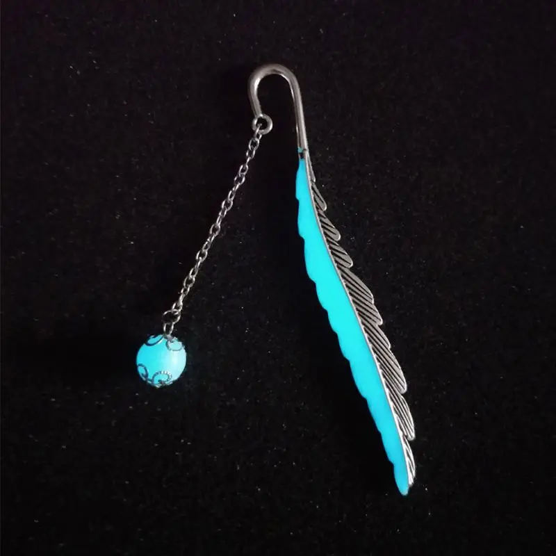 Светящаяся подвеска-бусы Закладка-перо ретро Звезда Луна шпилька Мульти Стиль Дополнительно светящиеся бусины флуоресцентные закладки