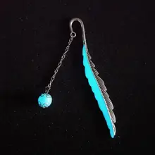 Светящаяся подвеска-бусы Закладка-перо ретро Звезда Луна шпилька Мульти Стиль Дополнительно светящиеся бусины флуоресцентные закладки