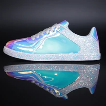 Flat Creepers Bling Glitter Shoes Woman Lace-Up Casual Loafers Fashion Women Flats Shoes 19D50 цена Flat Creepers Bling Glitter Shoes Woman Lace-Up Casual Loafers Fashion Women Flats Shoes 19D50 цены онлайн
