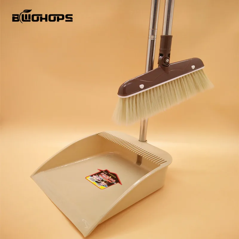 Plastic Hand Brush and Dustpan Rotate Brooms & Dustpans Magic Broom