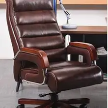 Высококачественная кожа компьютерного кресла. Домашний массажный вращающийся стул boss. Сидение офисного стула special.09