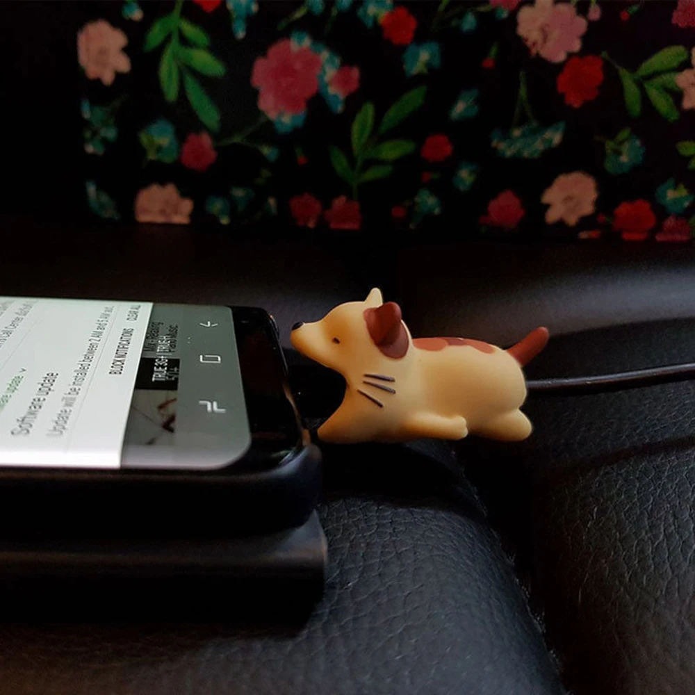 Cute Animal Shape Cable Protector Soft Silicone Anti Break Data Line Protective Cell Computers Mobile Phone Accessories Cute Animal Shape Cable Protector Soft Silicone Anti Break Data Line Protective Cell Computers Mobile Phone Accessories