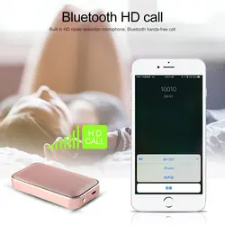 BT207 Портативный карман Беспроводной Bluetooth Динамик небольшой металлический Музыка Sound Box Handsfree Открытый бас сабвуфера для xiaomi iphone