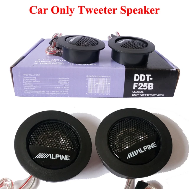 Universal High Efficiency 1Pair Car Mini Dome Tweeter Loudspeaker