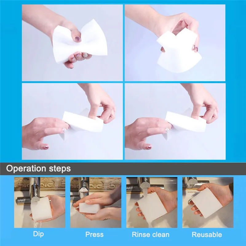 

Dropship 1PCS HGKJ Multi-Function Foam Cleaner Car Accessories Waxing Sponge Food Grade Dishwashing Nano Sponge cleaning kitchen