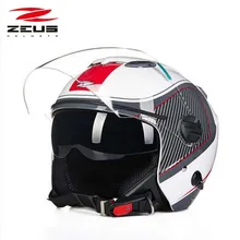 Elettrico del motociclo del fronte aperto del casco, ZEUS 3/4 scooter moto motocross caschi scooter per le donne e gli uomini M L XL XXL