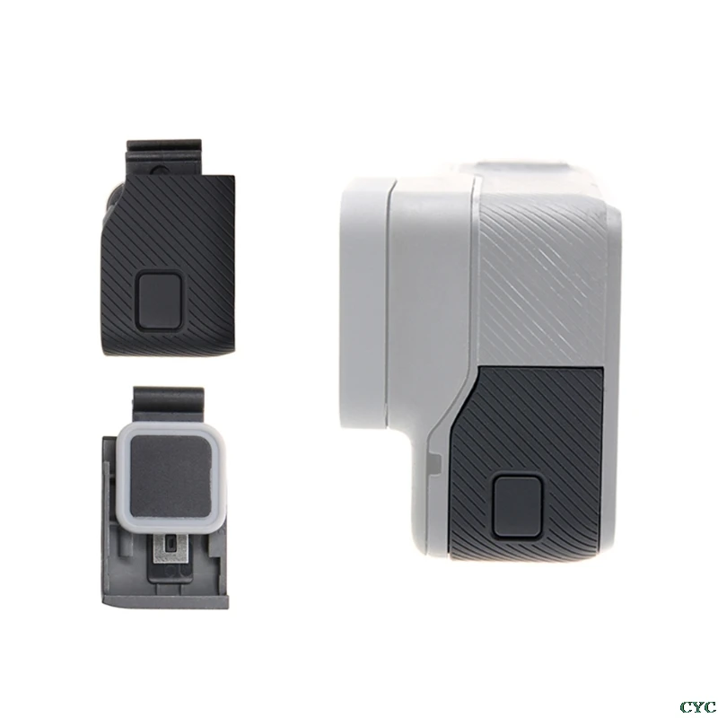 Передняя/Боковая дверь USB-C Micro-HDMI порт Обложка протектор для GoPro Hero 5/6 ремонт