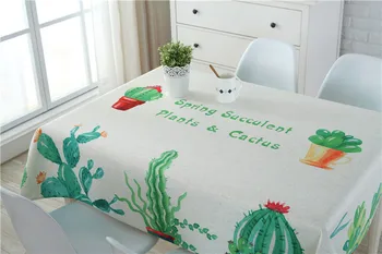 

Free Shipping Multi-size Europe Style Printed Cotton Linen Tablecloth Dust Proof Covers For Home Party Table Cloth MZR016
