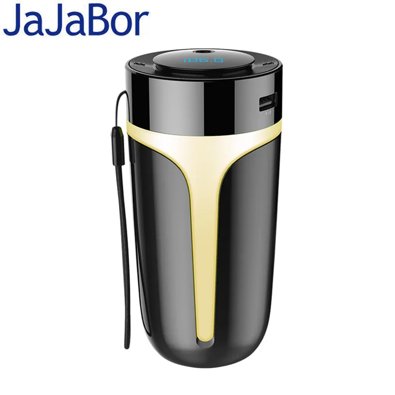 

JaJaBor Car Ultrasoinc Aroma Humidifier Bluetooth Car Kit Handsfree FM Transmitter Air Purifier Support TF Card U Disk Playback
