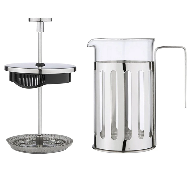 600ml Coffee Plunger Stainless Steel French Press Coffee Maker Tea Pot Kettle 20OZ Teapot with Press Filter Coffee Tea Tools (3)