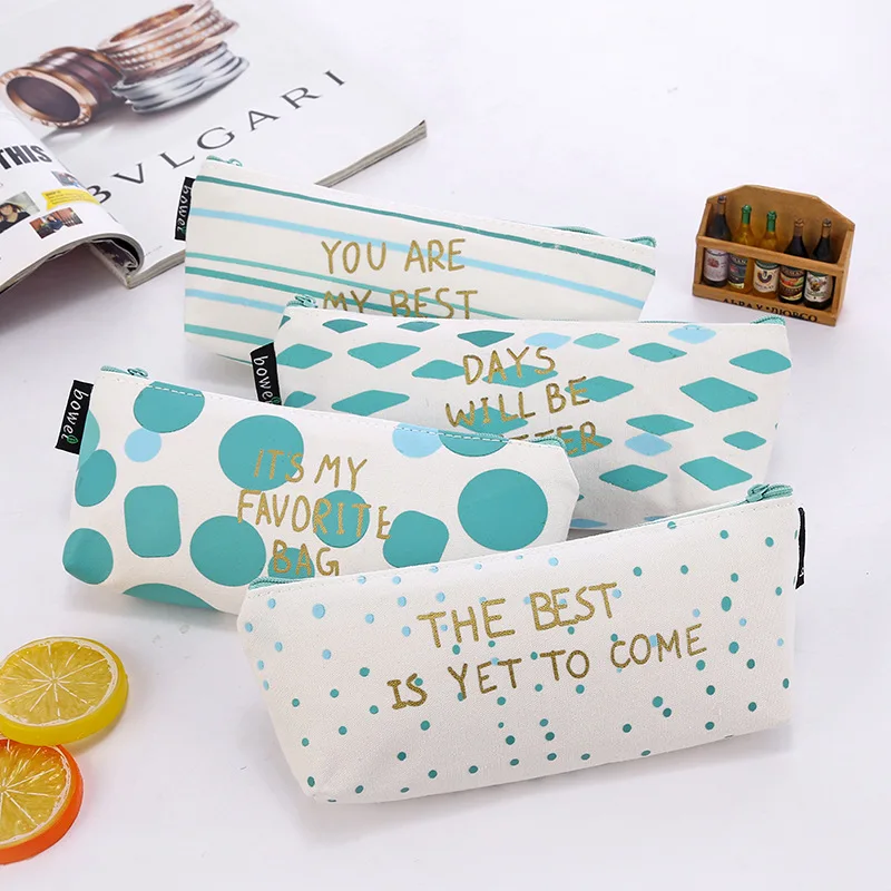

New 1 pcs Ripple Pencil Case Quality School Supplies Stationery Gift Pencilcase School Cute Pencil Box School Tools