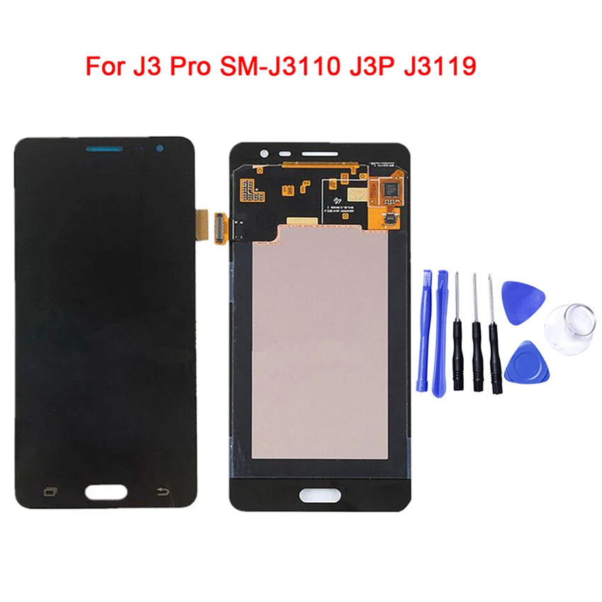 ЖК дисплей с сенсорным экраном и дигитайзером в сборе для Samsung Galaxy J3110 J3 Pro J3P