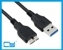 Черный 3FT USB 3,0 кабель для Toshiba Canvio стол внешний жесткий диск 1 ТБ 2 ТБ 3 ТБ, Canvio Основы 3,0 500 Гб 750 1 ТБ 2 ТБ