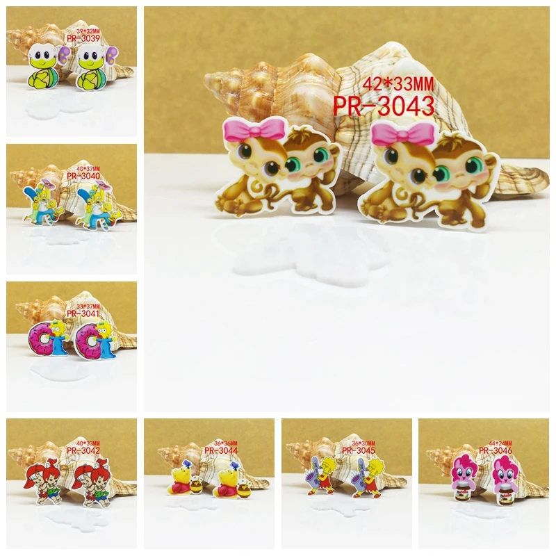 

30pcs/lot free shipping school Resin flatback for Hair Bows Snack Planar Resin Crafts for DIY Phone Decorations PR3043