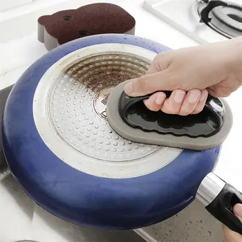 

TIKTOK Upspirit Sponge Tiles Brush Magic Cleaning Brush For Sink Frying Pan Pot Stove Decontamination Kitchen Cleaning Tools