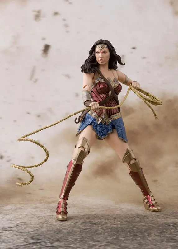 Красивый ангел-натуральная Bandai Tamashii Наций S.H. Figuarts Лига Справедливости Wonder Woman (Лига Справедливости) фигурку